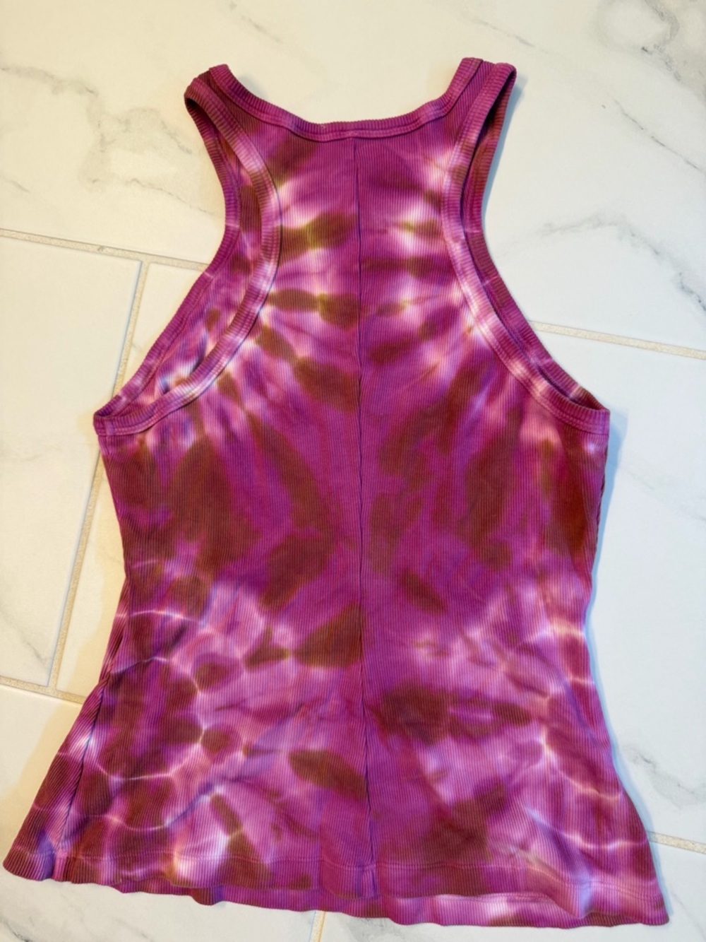 YFB Tie-Dye Ribbed Tank Top - Picture 2 of 3